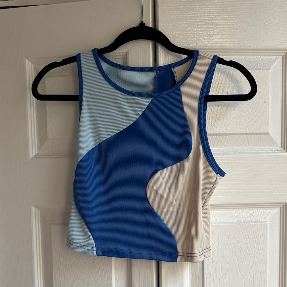 Colorblock Sleeveless Top